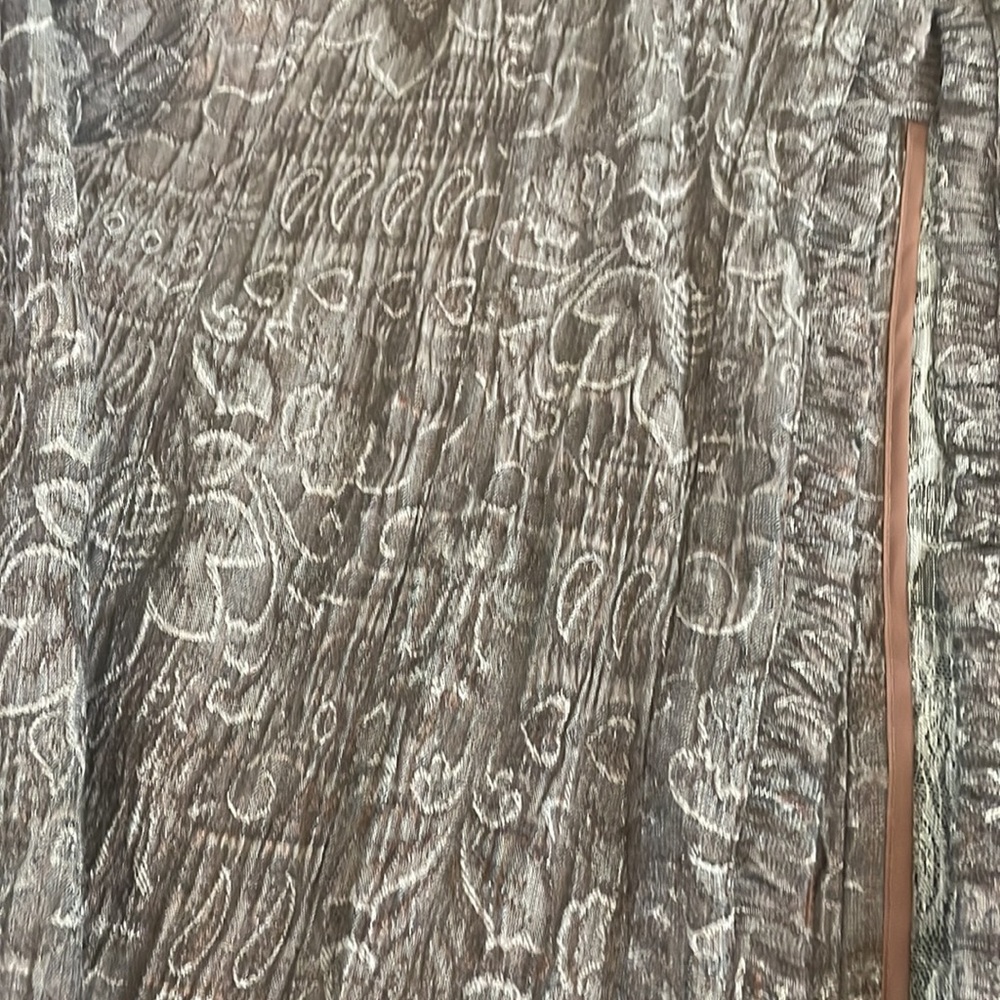 Chicos NWOT tapestry jacket brown size 12 - Picture 8 of 8